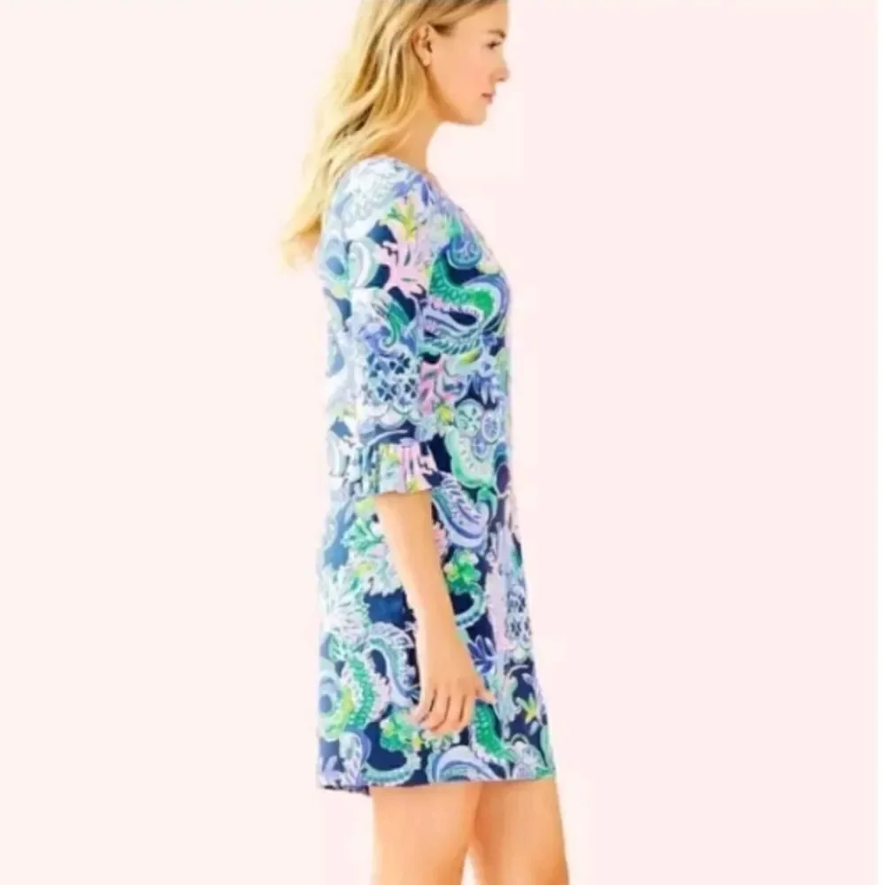 Lilly Pulitzer Sophie Ruffle Dress UPF 50 in Sirens and Spirits | M - Picture 10 of 10